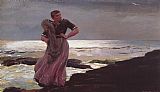 Picnic on The Sea Paintings - Light on the Sea by Winslow Homer